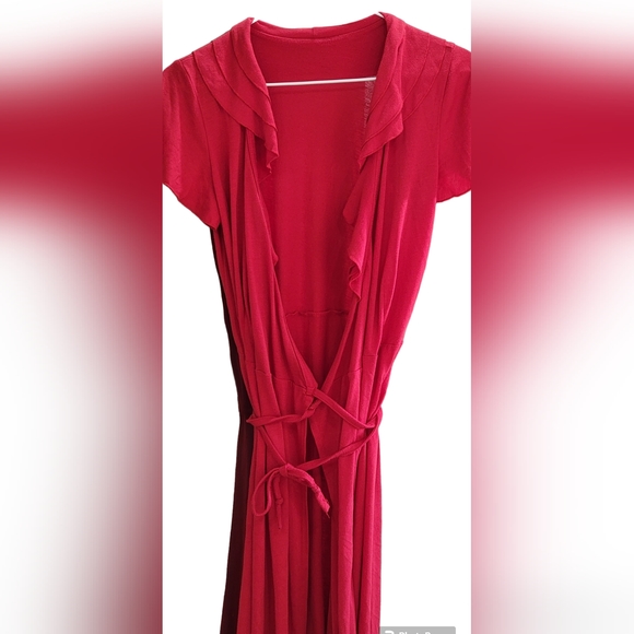 Wrap Around Tie Dress - Picture 2 of 6